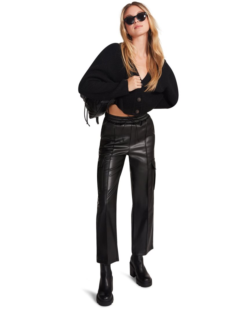 Black Steve Madden Kourt Women's Pants | PH 1638OIE